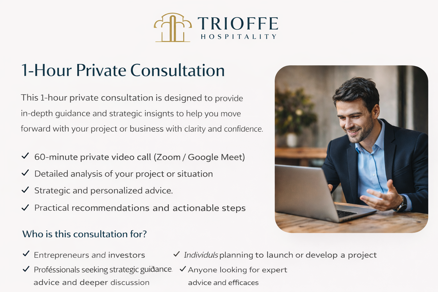 1-Hour Private Consultation