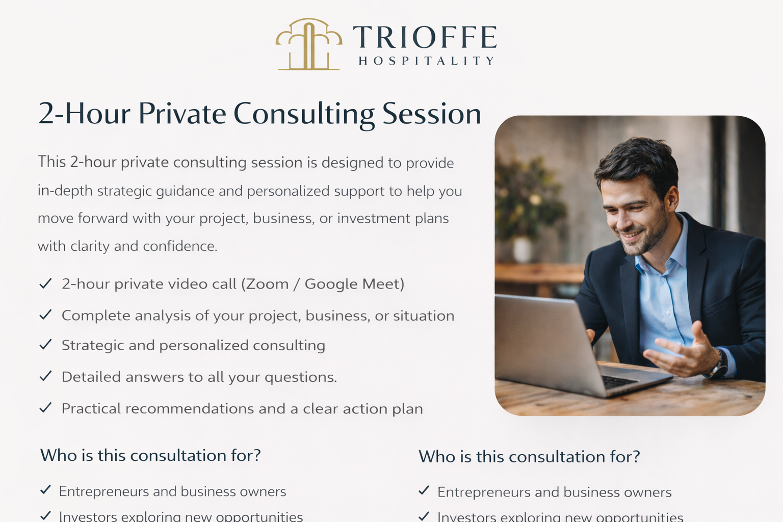 2-Hour Private Consulting Session