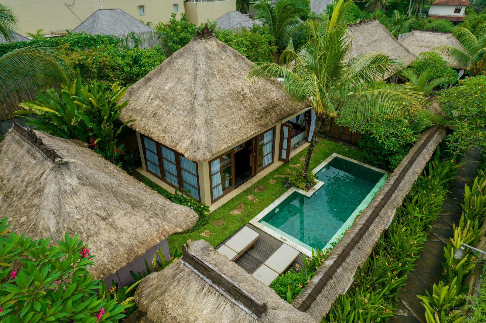 Thatched villa with private pool, Bali