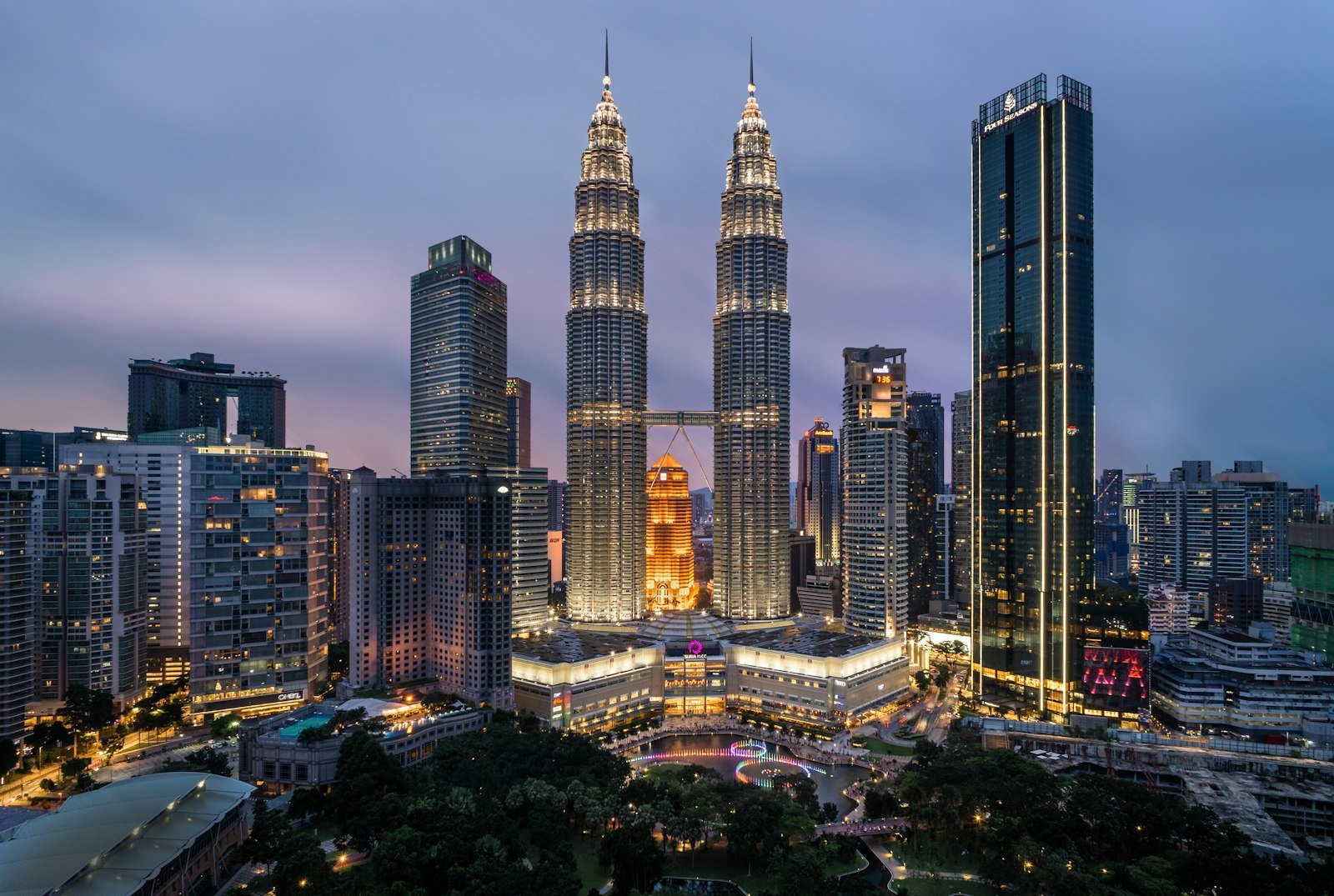 Petronas Towers and KLCC park, Kuala Lumpur