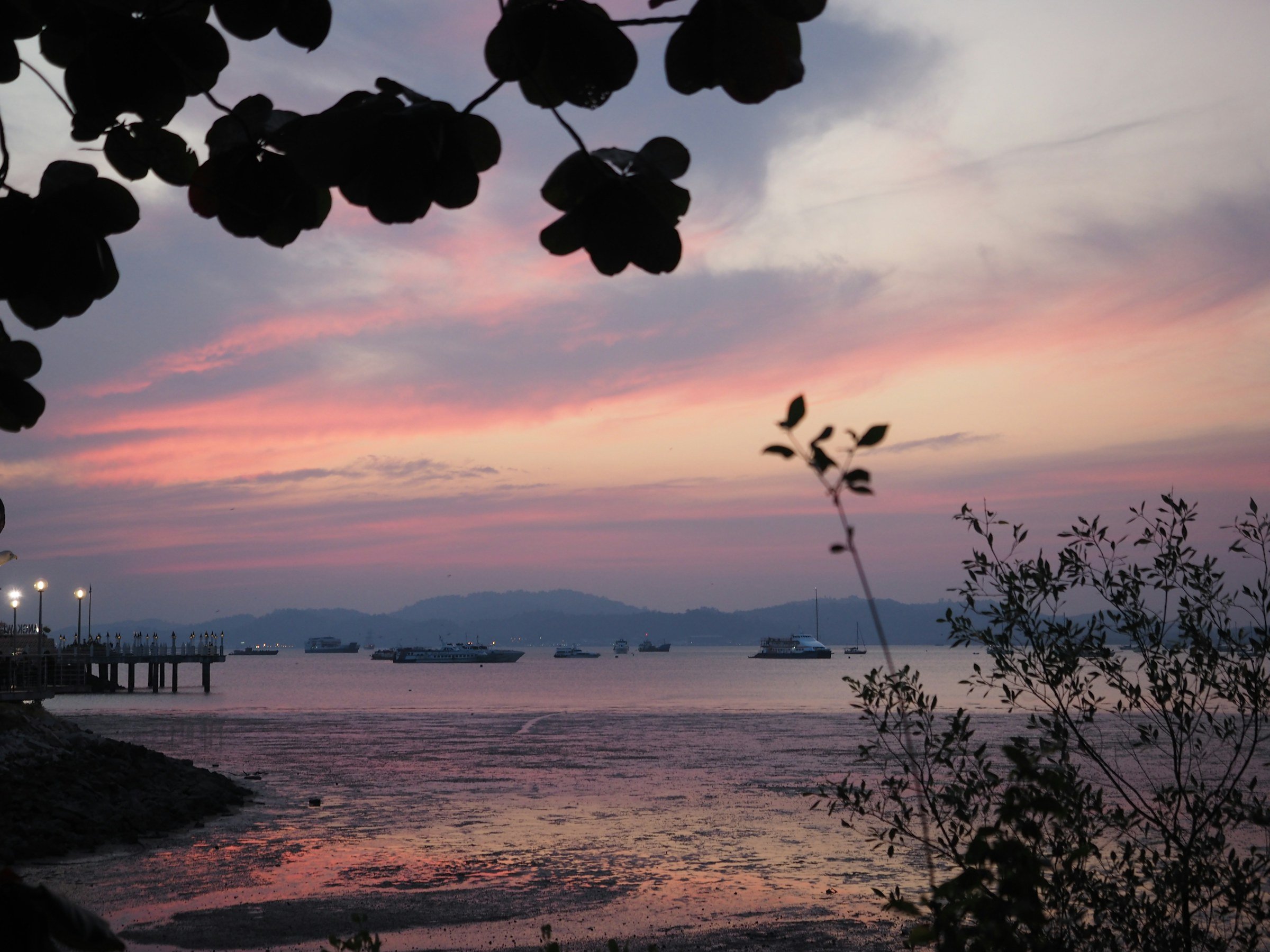 Sunset on Pantai Cenang, Langkawi