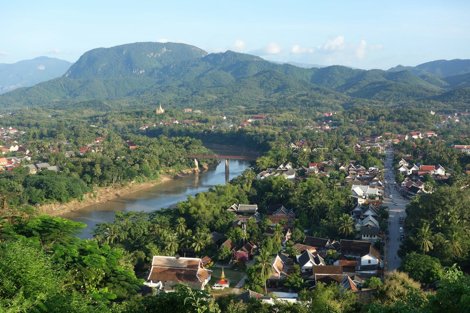 Luang Prabang from Mount Phousi